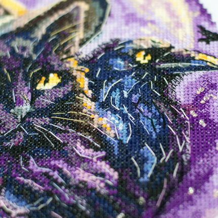 DIY Cross Stitch Kit "Magic shadows" 7.9x8.7 in