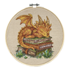 DIY Cross Stitch Kit "Keeper of Wisdom" 5.1x5.9 in