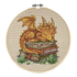 DIY Cross Stitch Kit "Keeper of Wisdom" 5.1x5.9 in