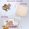 DIY Cross Stitch Kit "Keeper of Wisdom" 5.1x5.9 in