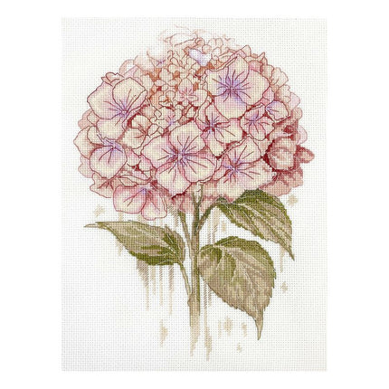 DIY Cross Stitch Kit "A Fragile Bloom" 7.5x10.6 in