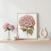 DIY Cross Stitch Kit "A Fragile Bloom" 7.5x10.6 in