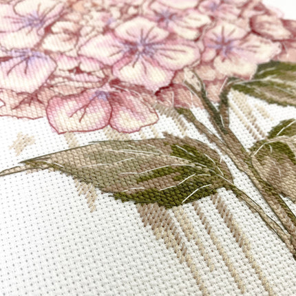 DIY Cross Stitch Kit "A Fragile Bloom" 7.5x10.6 in