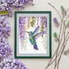 DIY Cross Stitch Kit "Cross-stitch kits The flight of the hummingbird" 9.8x11.8 in