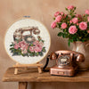 DIY Cross Stitch Kit "Cross-stitch kits Waiting for Your Call " 7.9x6.3 in