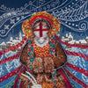 DIY Cross Stitch Kit "Cross-stitch kits Winter motanka doll" 7.5x10.6 in