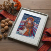 DIY Cross Stitch Kit "Cross-stitch kits Winter motanka doll" 7.5x10.6 in