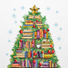 DIY Cross Stitch Kit "Reader's Christmas tree " 5.5x8.7 in