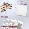 DIY Cross Stitch Kit "Easter bunny waiting" 6.7x9.4 in