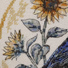 DIY Cross Stitch Kit "The melody of swallows" 9.4x9.4 in
