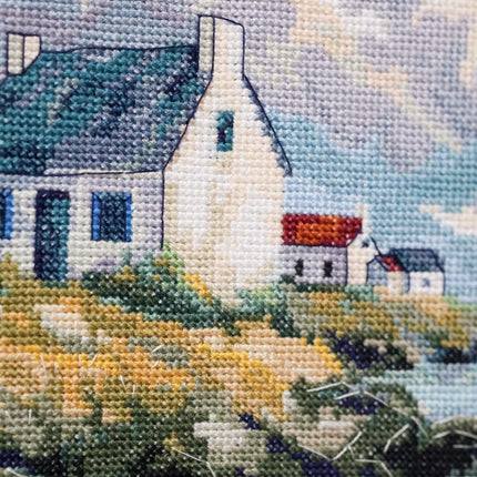 DIY Cross Stitch Kit "When the Sea Is a Dream" 9.1x15.7 in