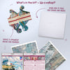 DIY Cross Stitch Kit "When the Sea Is a Dream" 9.1x15.7 in