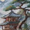 DIY Cross Stitch Kit "A quiet place" 13.4x11.0 in