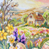 DIY Cross Stitch Kit "The Easter Miracle" 6.7x9.4 in