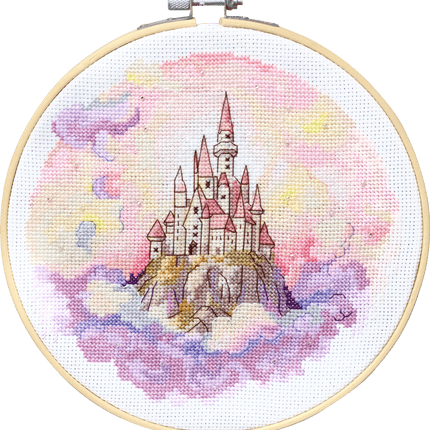 DIY Cross Stitch Kit "Kingdom in the Sky" 7.1x7.1 in