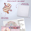 DIY Cross Stitch Kit "Kingdom in the Sky" 7.1x7.1 in