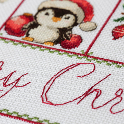 DIY Cross Stitch Kit "Christmas Advent" 11.4x19.7 in