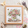 DIY Cross Stitch Kit "Floral mood " 8.3x8.7 in