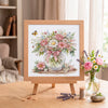 DIY Cross Stitch Kit "Floral mood " 8.3x8.7 in