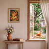DIY Cross Stitch Kit "Hen in the Yard" 9.1x11.8 in