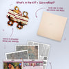 DIY Cross Stitch Kit "Hen in the Yard" 9.1x11.8 in