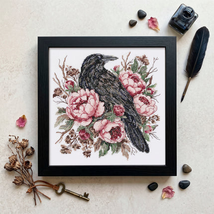 DIY Cross Stitch Kit "Secret garden" 8.7x8.7 in