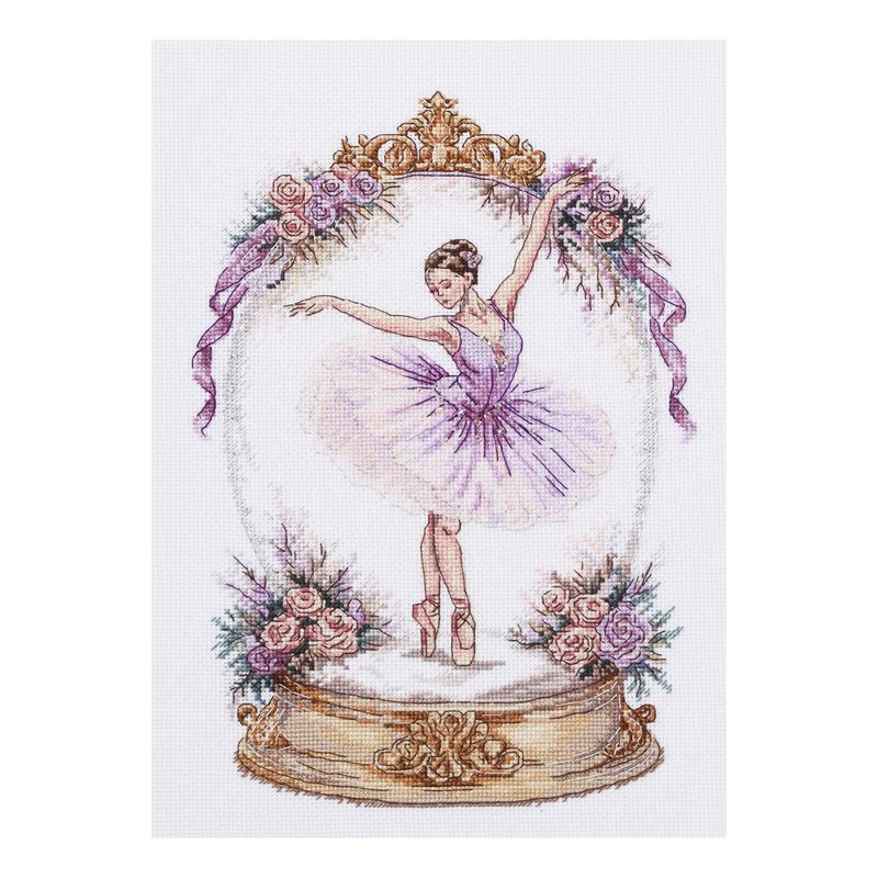 DIY Cross Stitch Kit "The Embodiment of Grace" 6.7x9.8 in