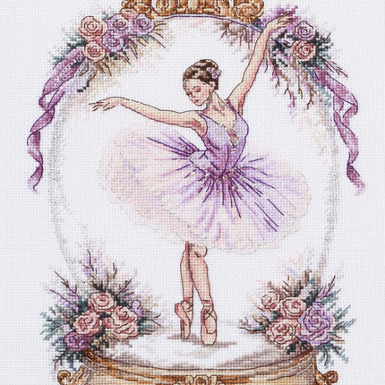 DIY Cross Stitch Kit "The Embodiment of Grace" 6.7x9.8 in