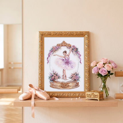 DIY Cross Stitch Kit "The Embodiment of Grace" 6.7x9.8 in