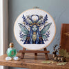 DIY Cross Stitch Kit "Elf of the Starry Forest" 7.1x6.7 in