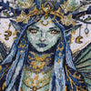 DIY Cross Stitch Kit "Elf of the Starry Forest" 7.1x6.7 in