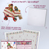 DIY Cross Stitch Kit "Cross-stitch kits A treat for the elves" 15.7x23.6 in