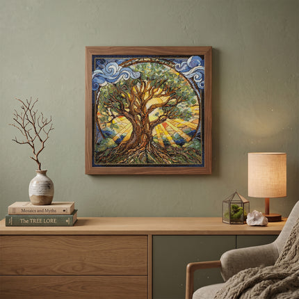 DIY Cross Stitch Kit "Eternal tree" 11.0x11.0 in