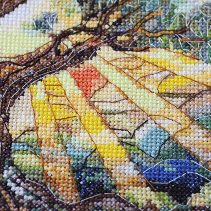 DIY Cross Stitch Kit "Eternal tree" 11.0x11.0 in
