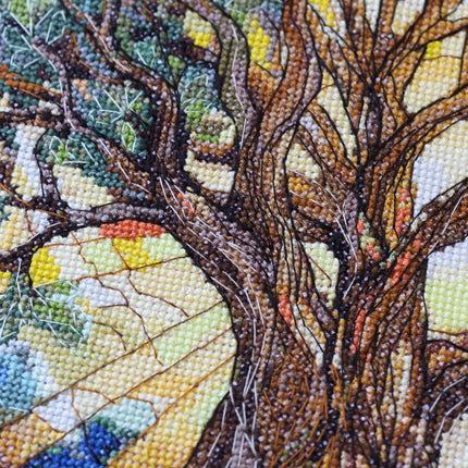 DIY Cross Stitch Kit "Eternal tree" 11.0x11.0 in