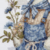DIY Cross Stitch Kit "The yard master" 5.9x9.1 in