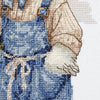 DIY Cross Stitch Kit "The yard master" 5.9x9.1 in