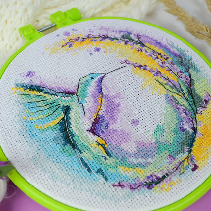 Counted Cross Stitch Kit "Color whirlwind"