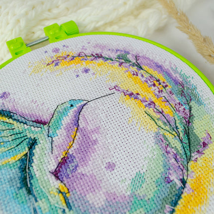 Counted Cross Stitch Kit "Color whirlwind"