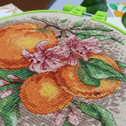 Counted Cross Stitch Kit "Citrus notes"