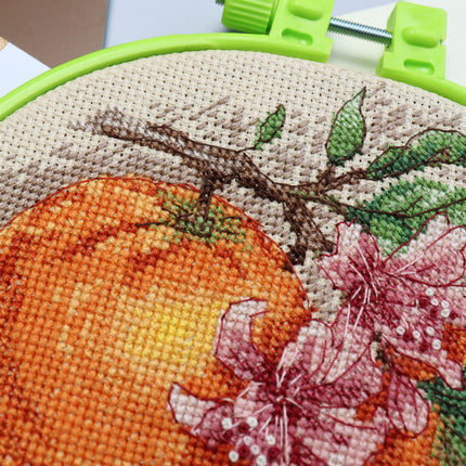 Counted Cross Stitch Kit "Citrus notes"