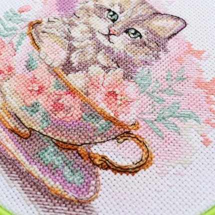 Counted Cross Stitch Kit "Tea party"