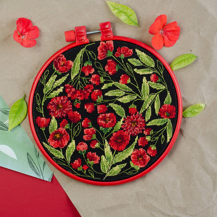 Counted Cross Stitch Kit "Flower dance"