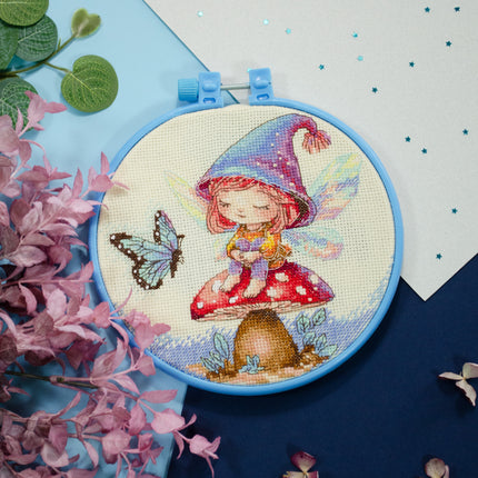 Counted Cross Stitch Kit "Tiny Sorceress"