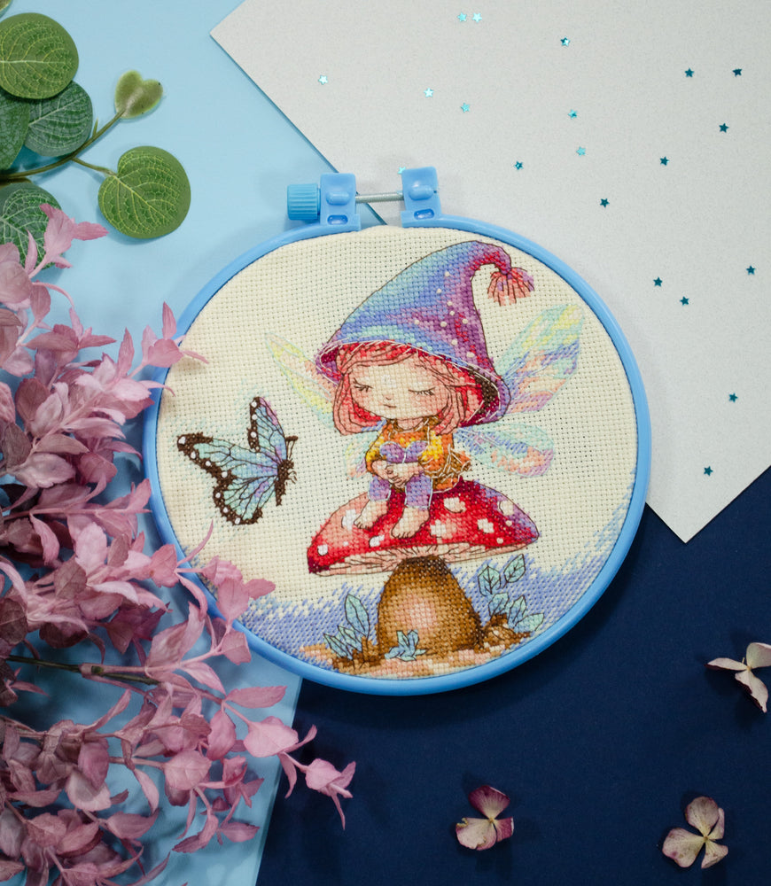 Counted Cross Stitch Kit "Tiny Sorceress"
