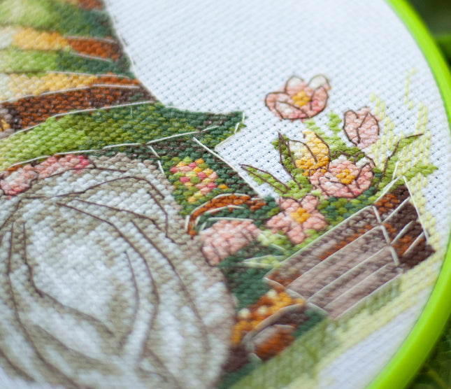 Counted Cross Stitch Kit "Cross-stitch kits Florist"