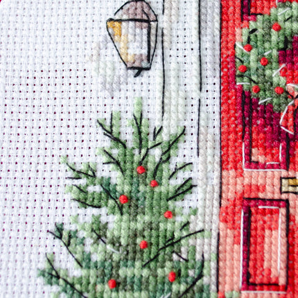 Counted Cross Stitch Kit " Festive welcome"