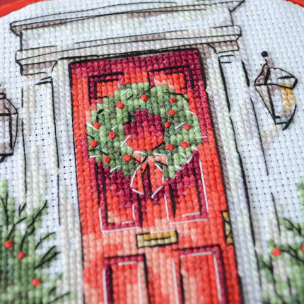 Counted Cross Stitch Kit " Festive welcome"