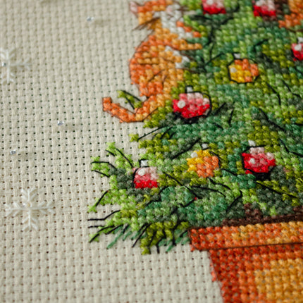 Counted Cross Stitch Kit "The naughty cats"