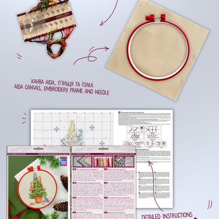 Counted Cross Stitch Kit "The naughty cats"